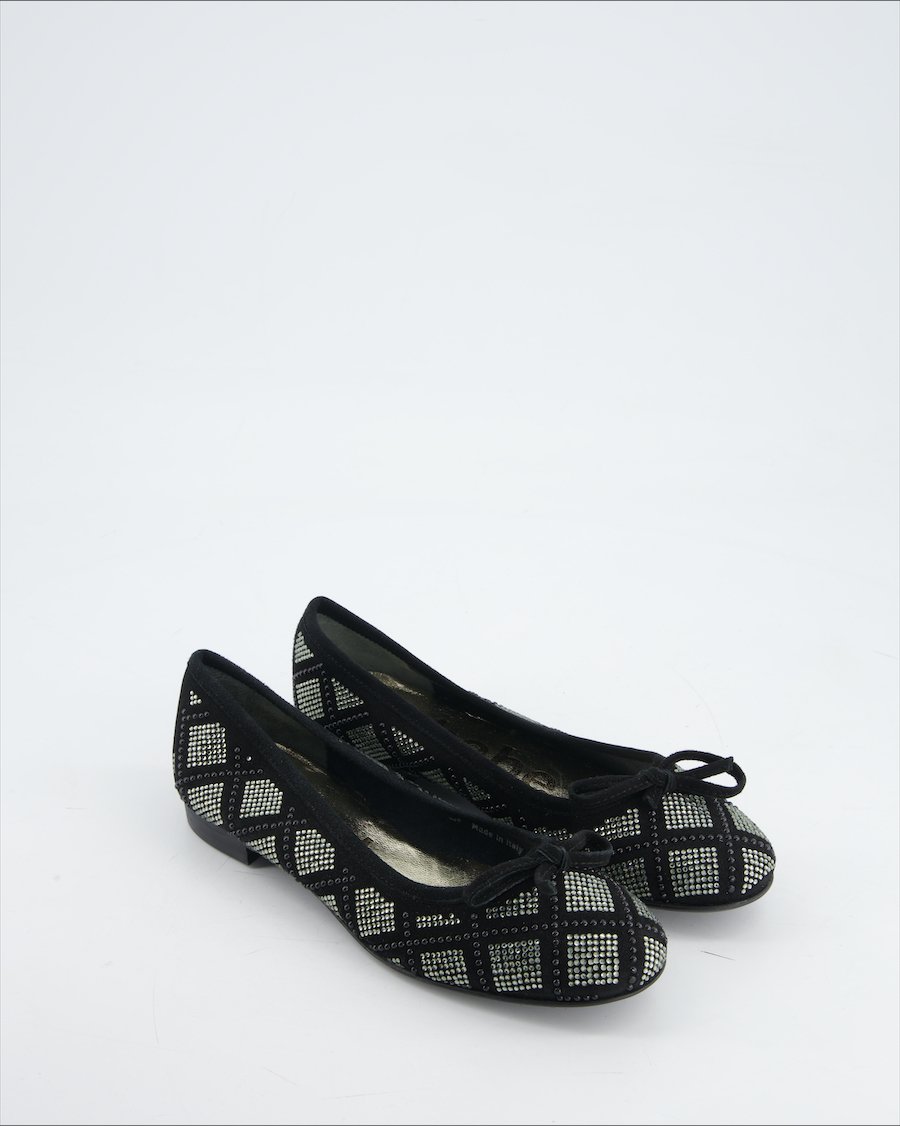 Le Babe Flats Suede Black Eu 37