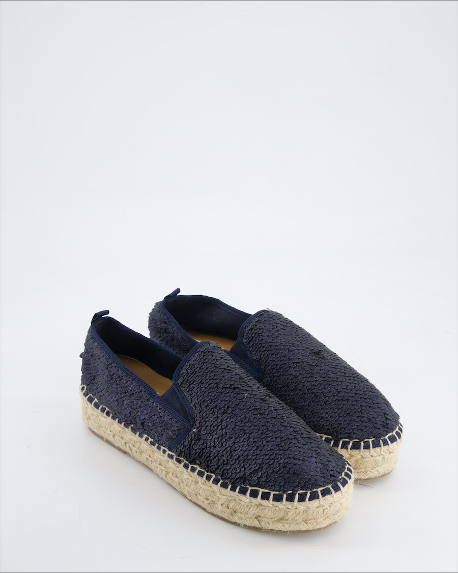 Steve Madden Flats Cloth Blue Eu 37
