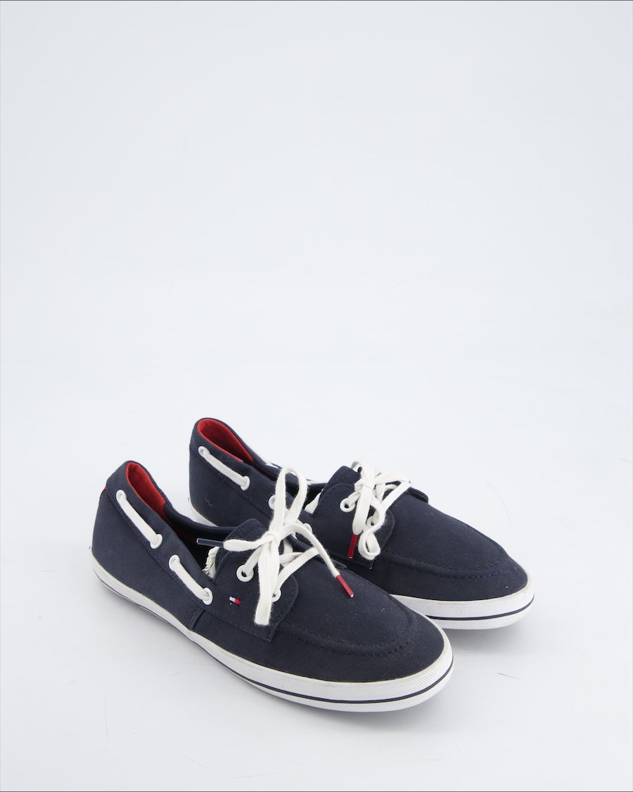 Tommy Hilfiger Flats Cloth Navy Eu 37