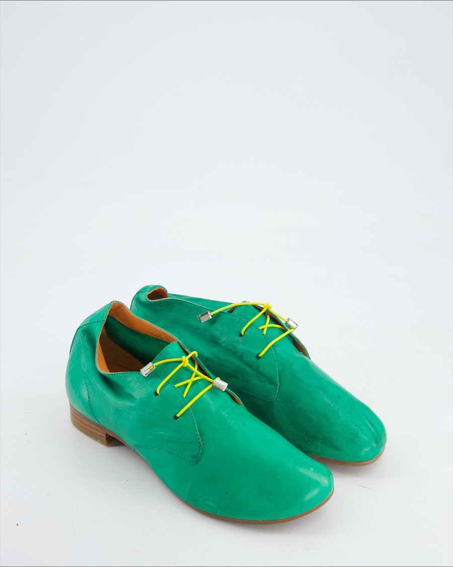 Everybody Flats Leather Green Eu 37