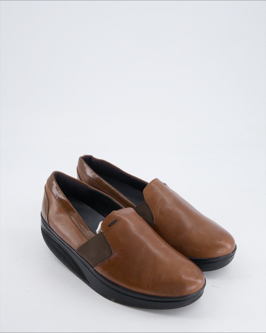 MBT Flats Leather Brown Eu 37