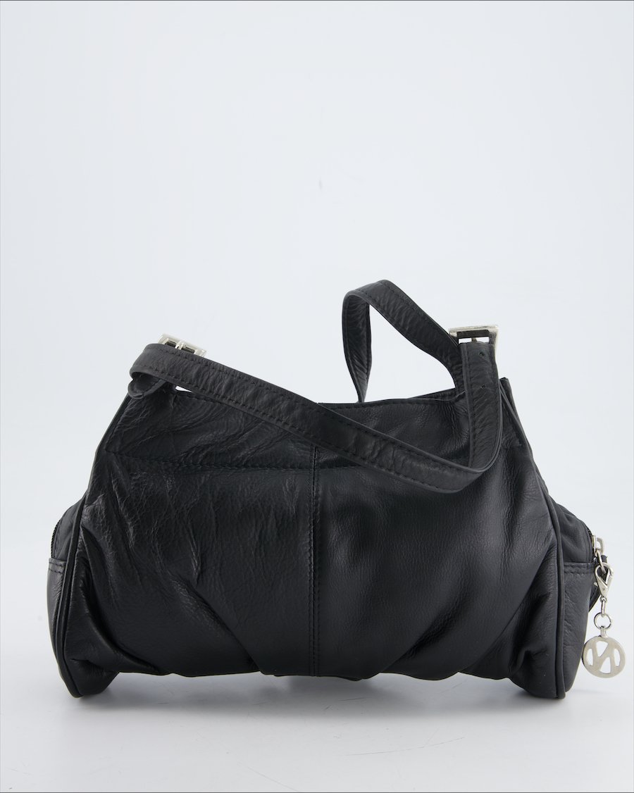 Nika Shoulder Bag Leather Black