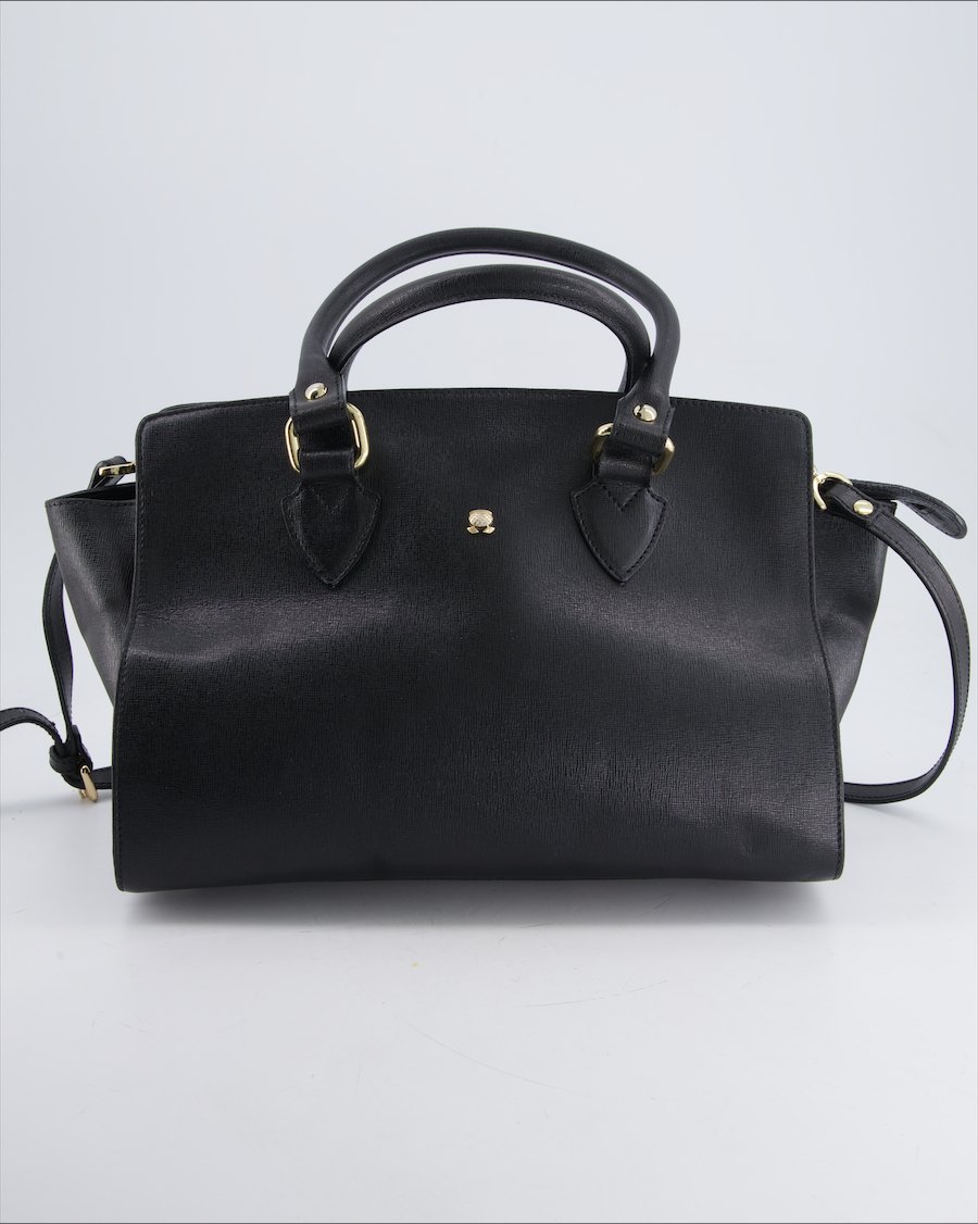 Navyboot handbag Leather Black