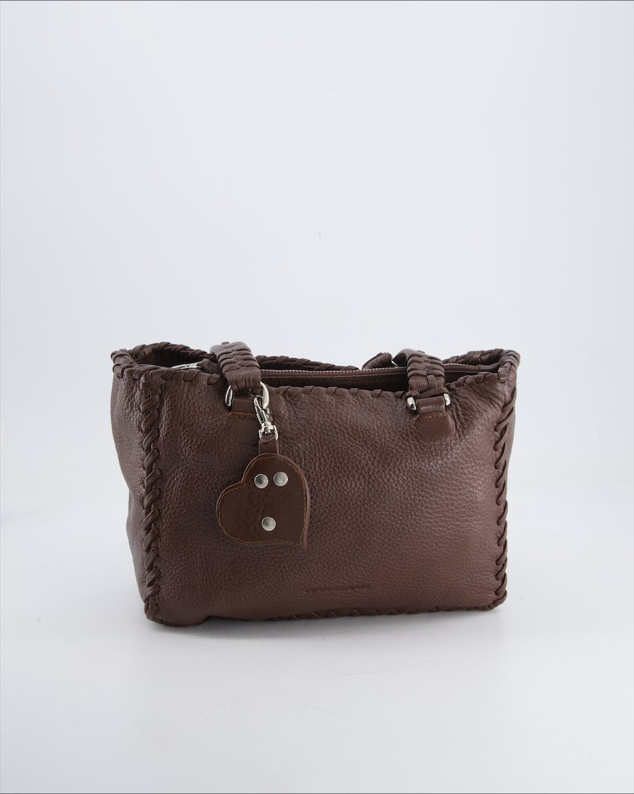 Minimil Shoulder Bag Leather Brown