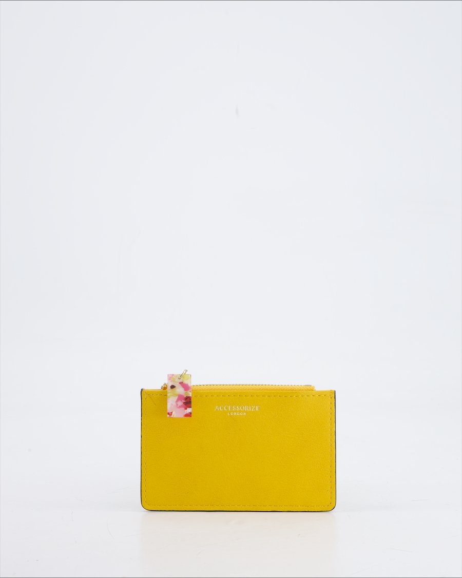 Accessorize Wallet Leather Yellow