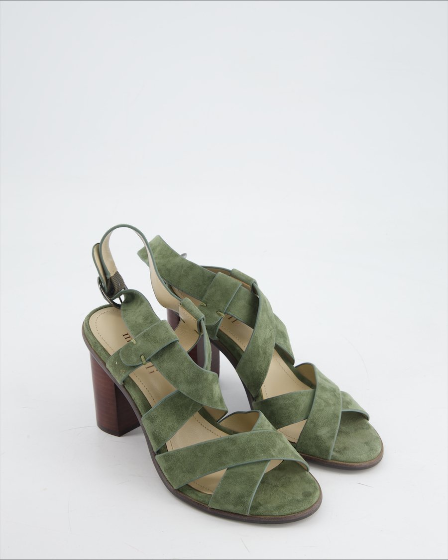 Minelli Heels Suede Green Eu 37
