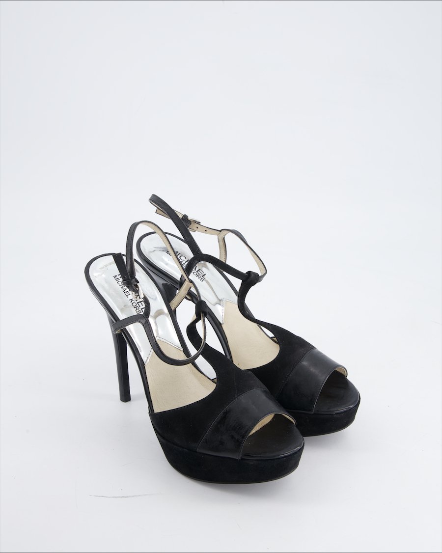 Michael Kors Heels Suede Black Eu 39
