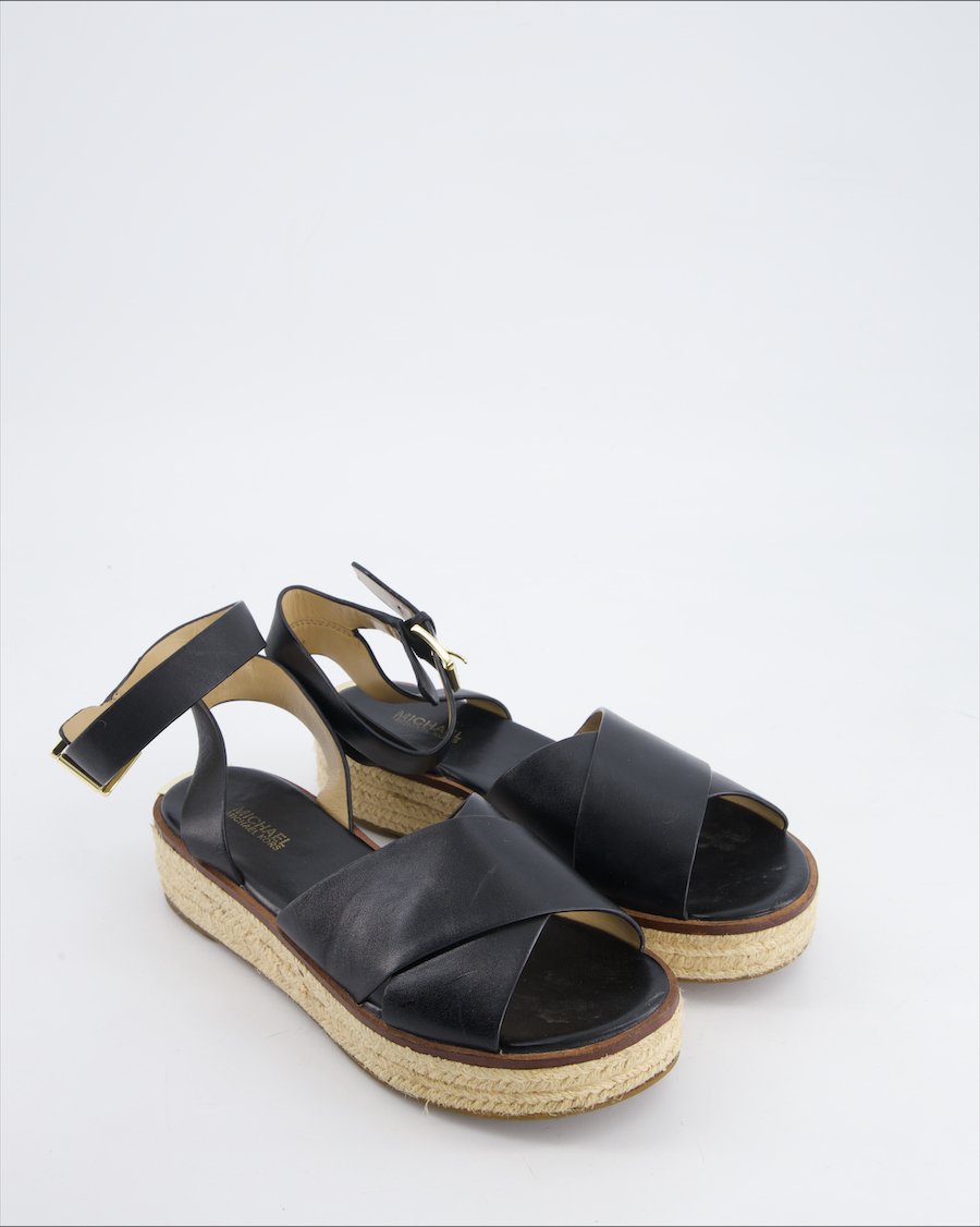 Michael Kors Sandals Leather Black Eu 37