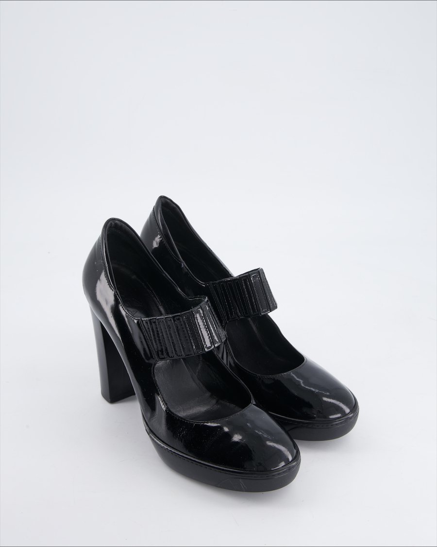 Hogan Heels Leather Black Eu 38.5