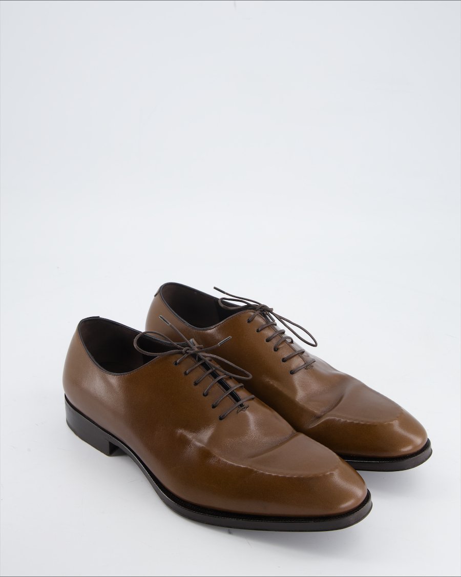 Salvatore Ferragamo Flats Leather Brown Eu 41.5