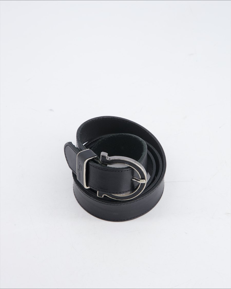 Salvatore Ferragamo Belt Leather Black