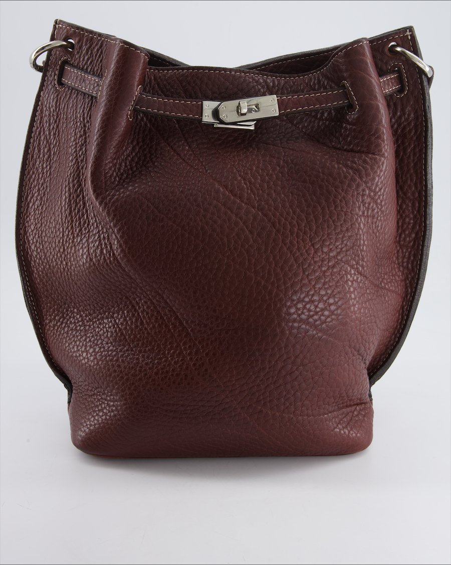 Non Signe / Unsigned Shoulder Bag Leather Brown