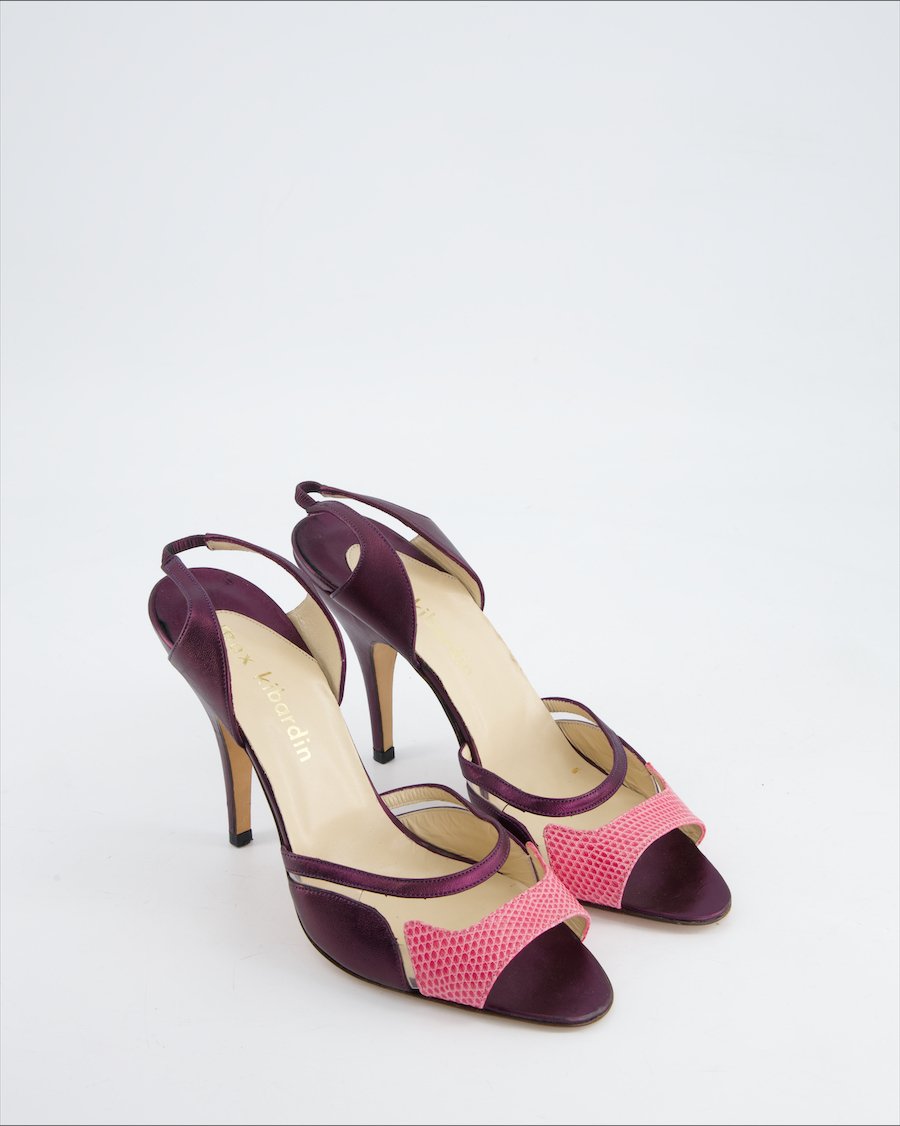 Max Kibardin Heels Leather Purple Eu 40