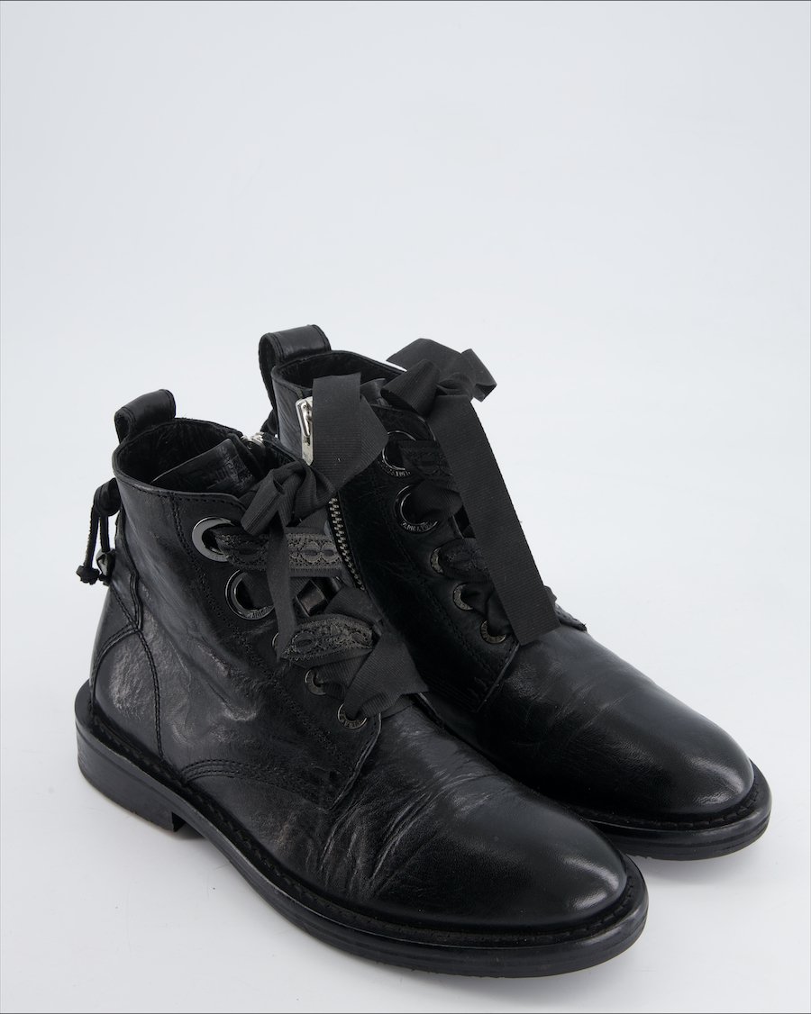 Zadig & Voltaire Boots Leather Black Eu 40
