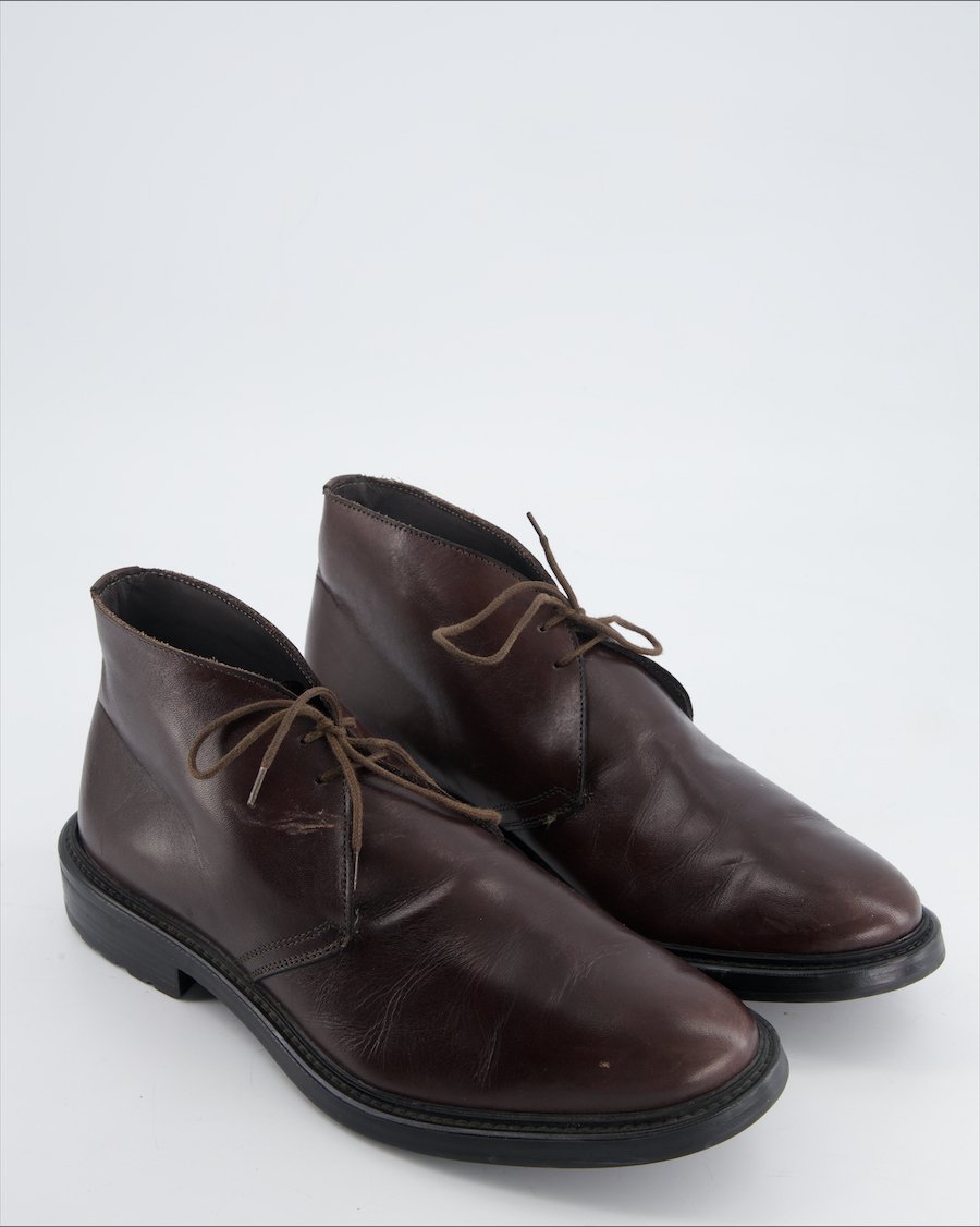 Pollini Flats Leather Brown Eu 42