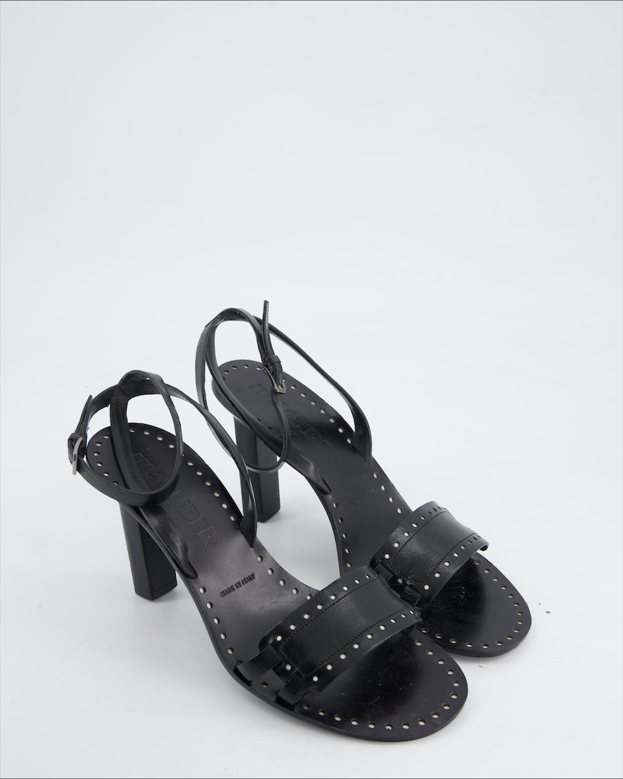 Jil Sander Heels Leather Black Eu 40