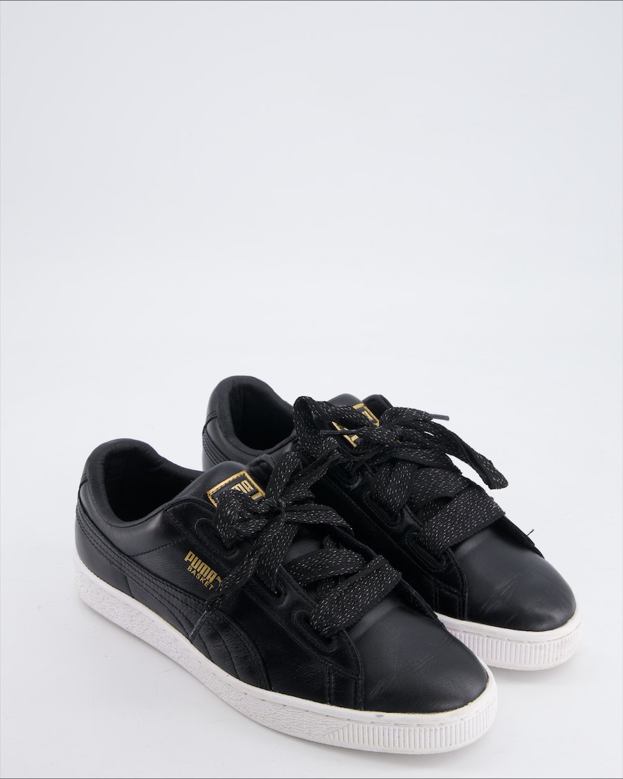 Puma Trainers Leather Black Eu 39
