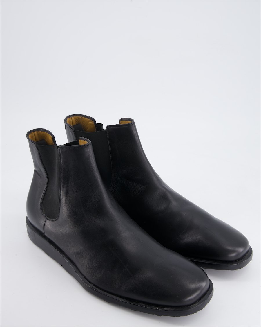 Bally Boots Leather Black Eu 45