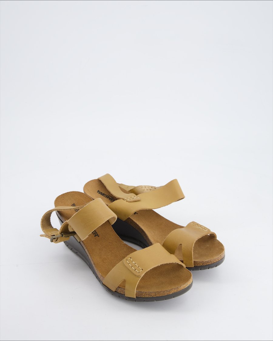 Weinbrenner Sandals Leather Brown Eu 38