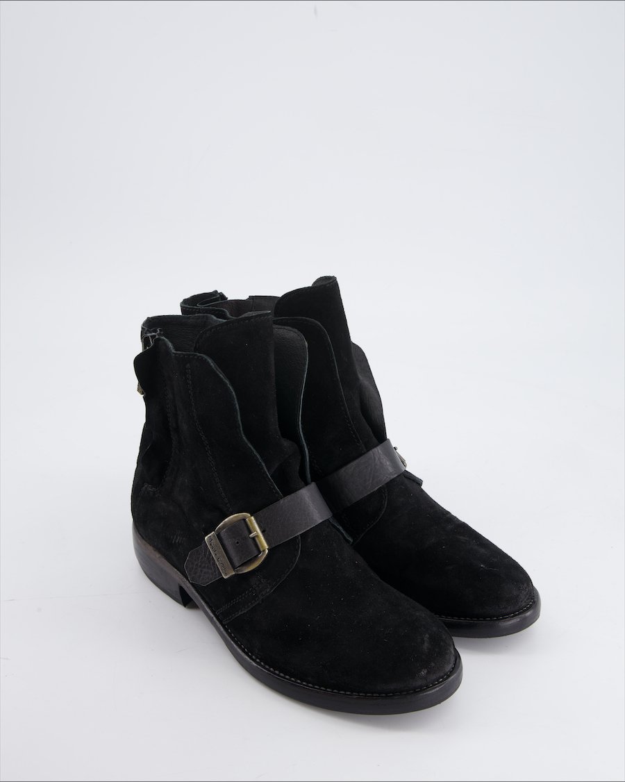 Manila Grace Boots Suede Black Eu 37