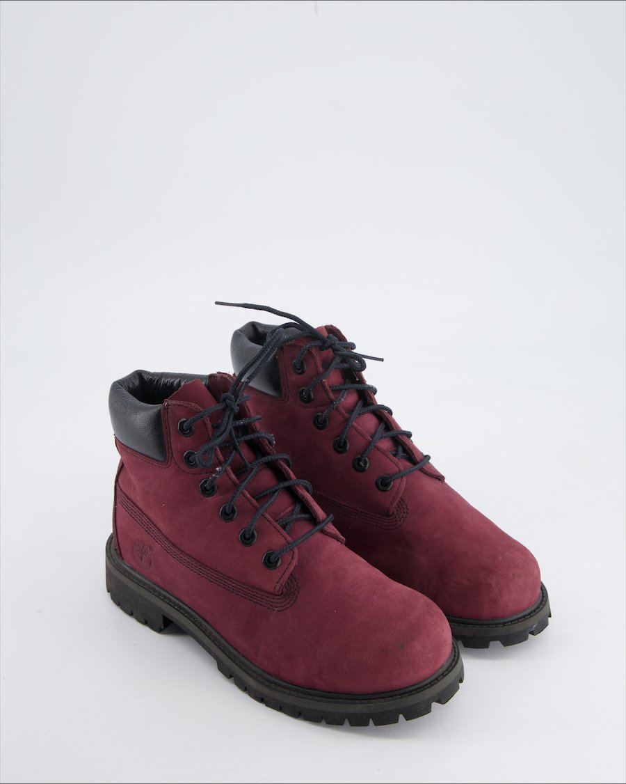 Timberland Boots Suede Burgundy Eu 35