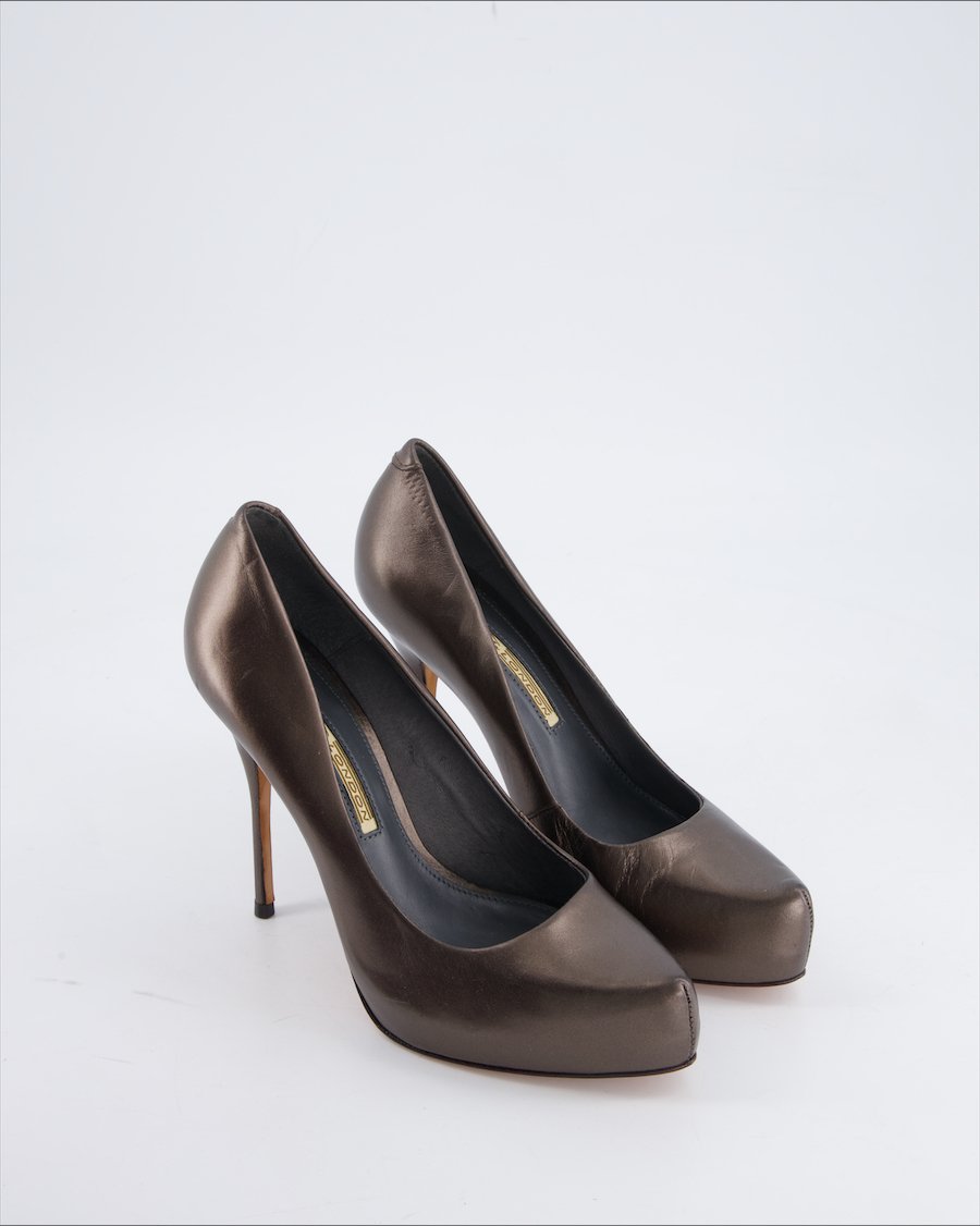 Buffalo Heels Leather Metallic Eu 39