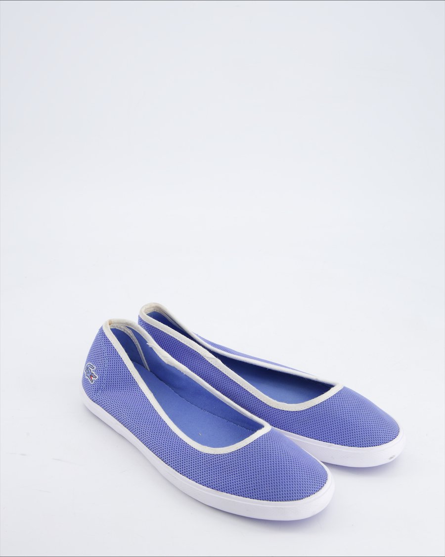 Lacoste Flats Cloth Turquoise Eu 39.5