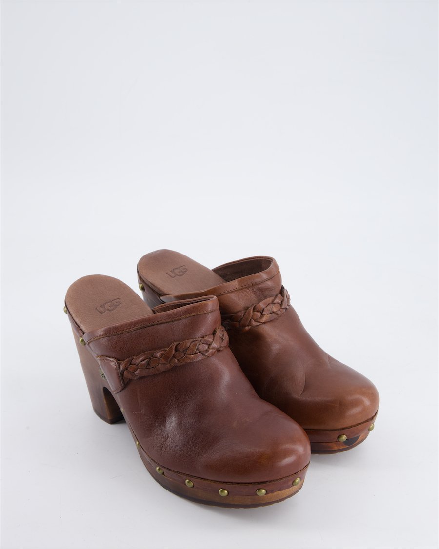 UGG Sandals Leather Brown Eu 39