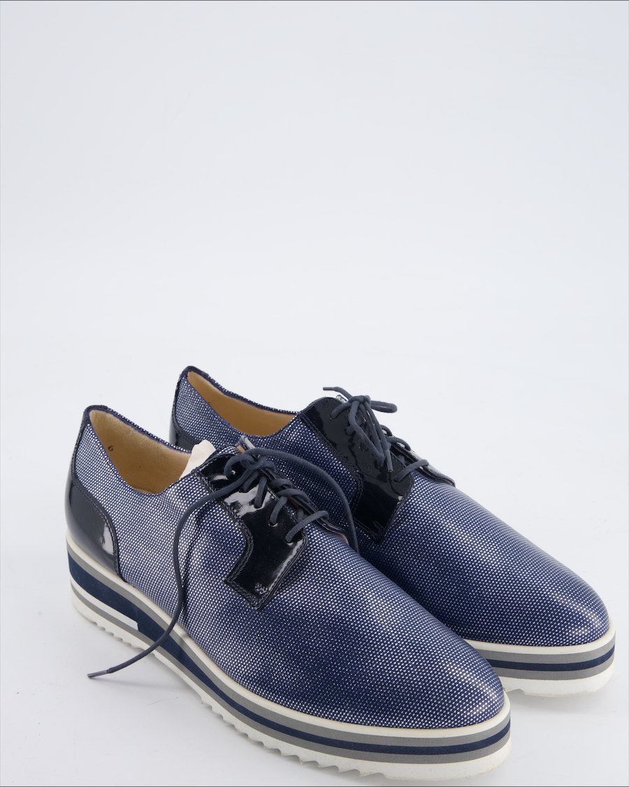 Peter Kaiser Flats Leather Blue Eu 39