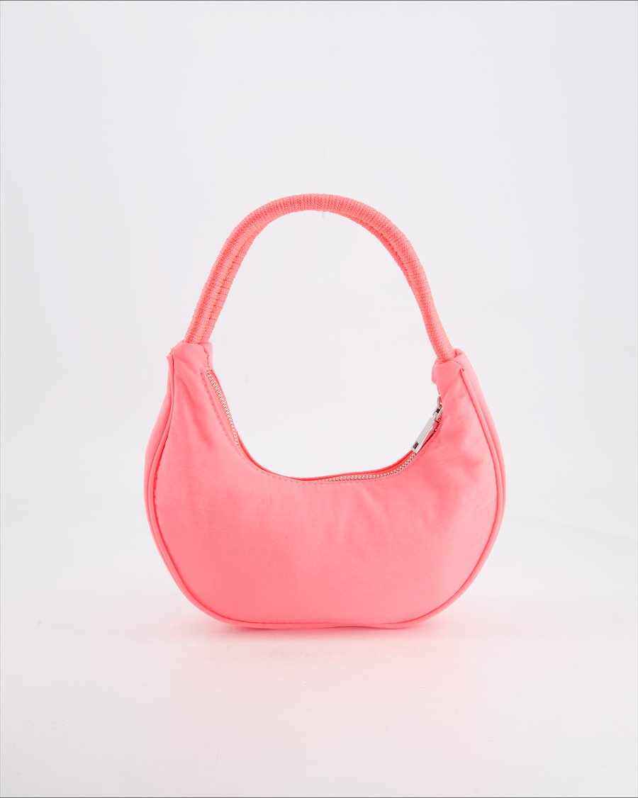 Mango Handbag Cloth Pink