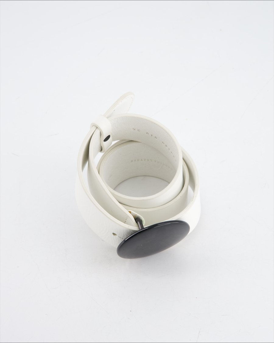 Akris Belt Leather White