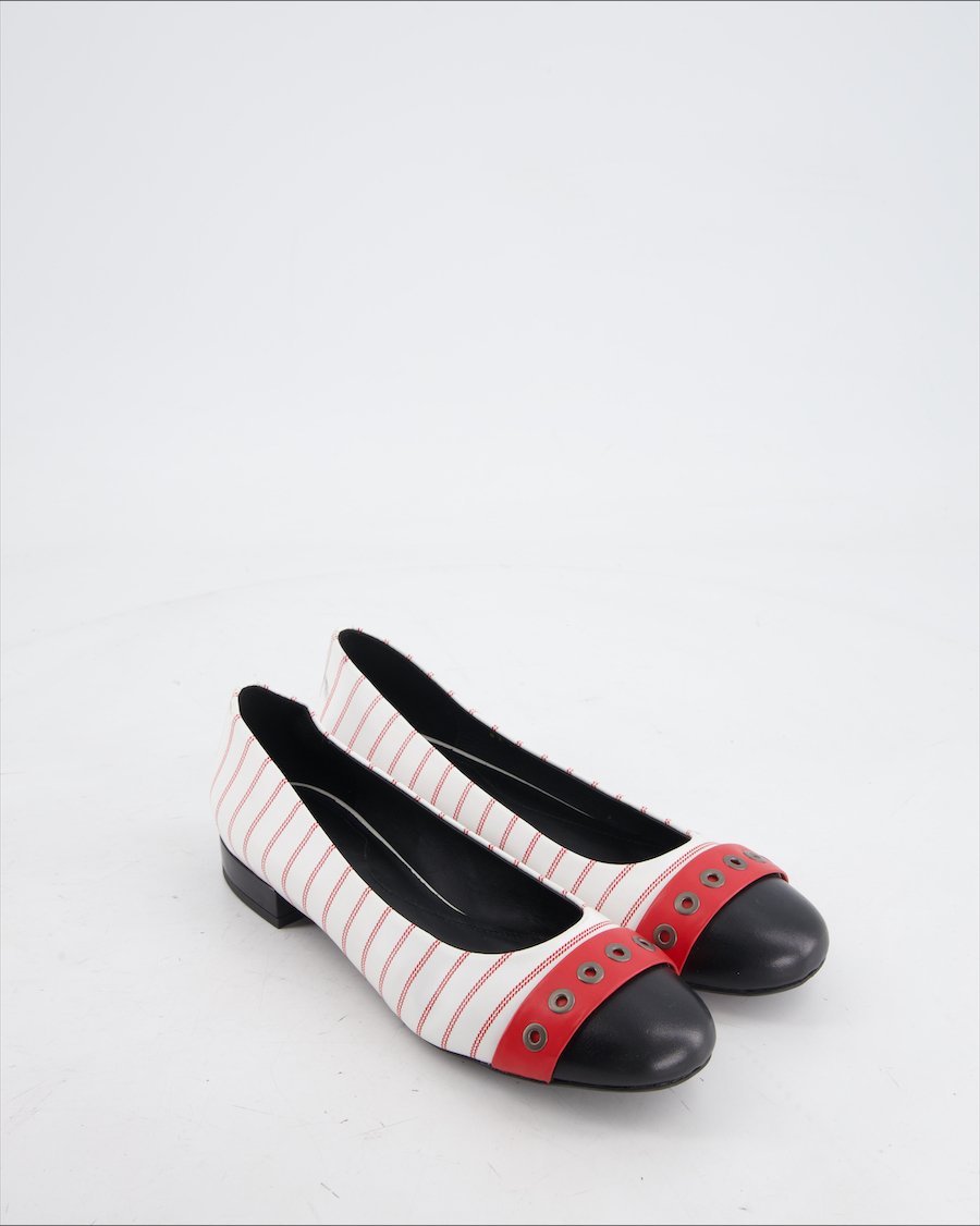 Geox Flats Leather White Eu 37