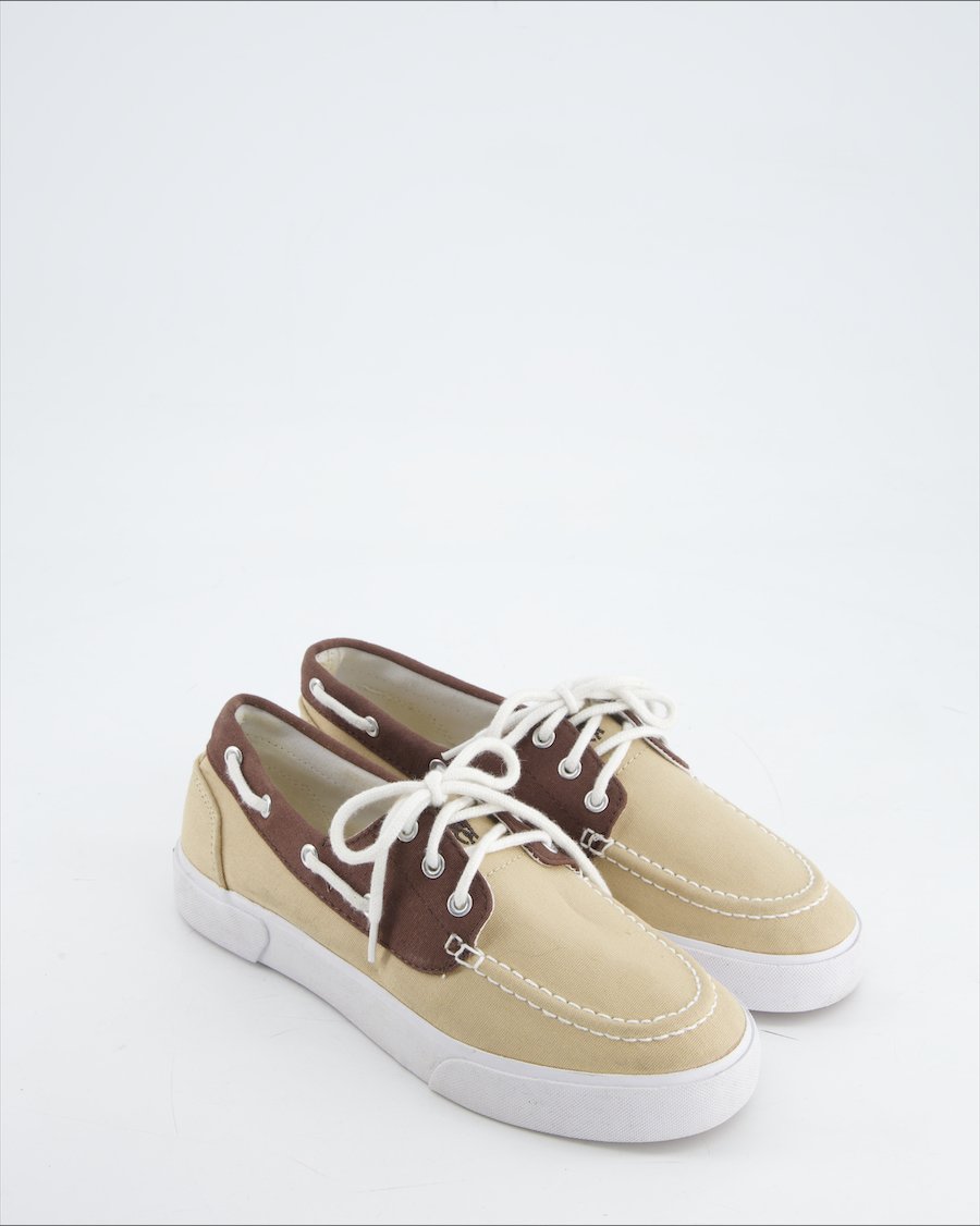 Polo Ralph Lauren Flats Cloth Beige Eu 37.5