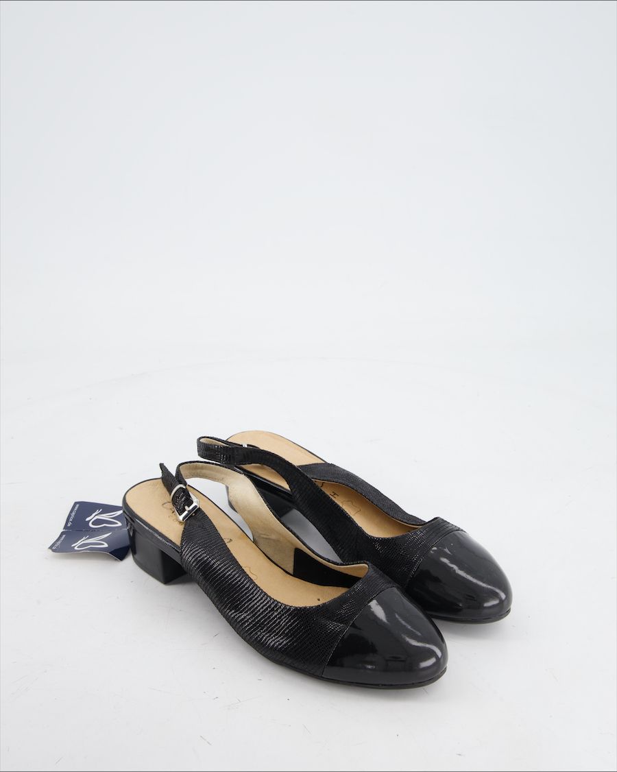 Caprice Heels Leather Black Eu 37