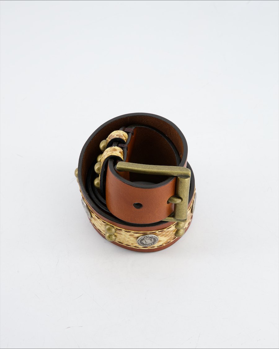 Parkour Belt Leather Brown