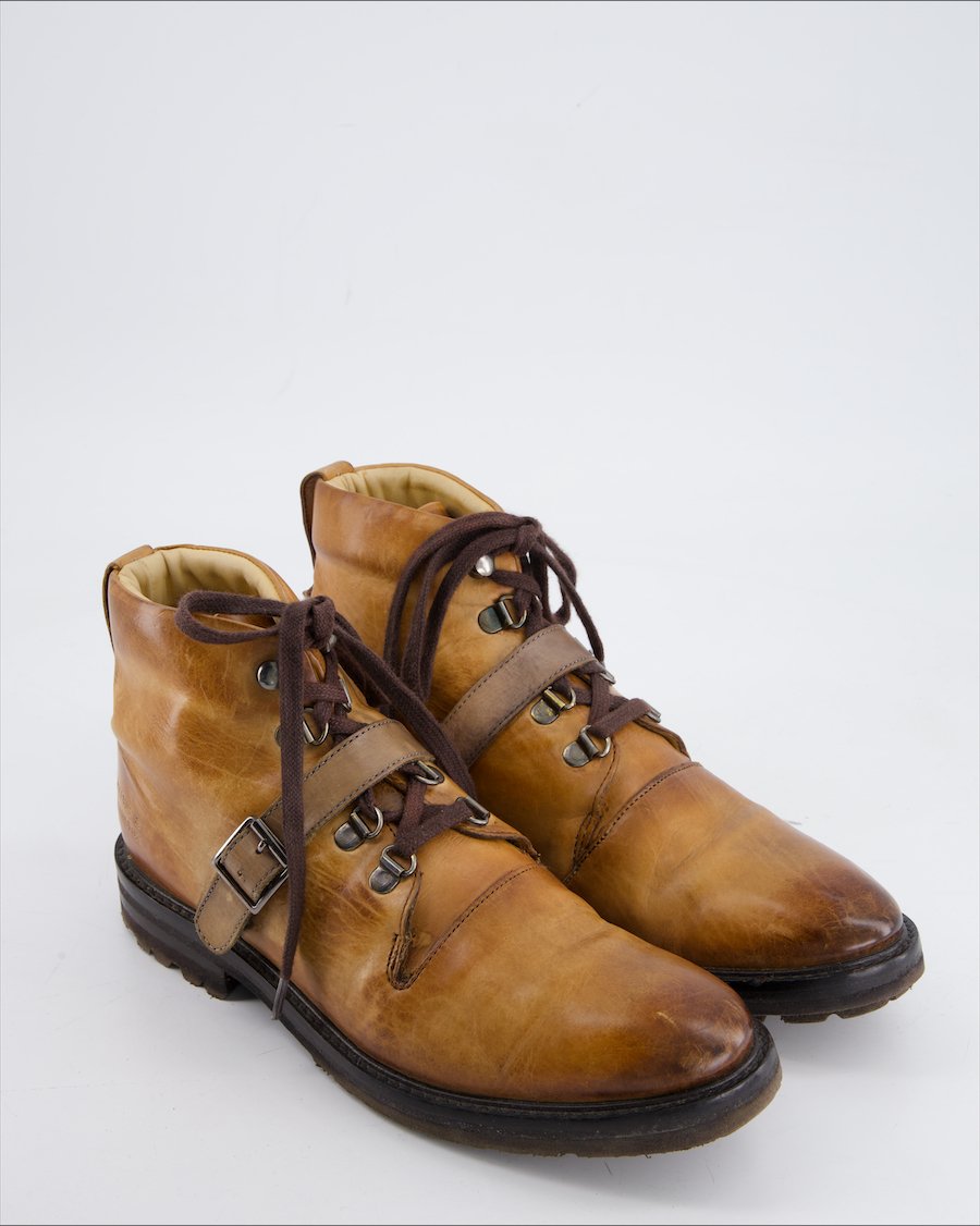 Melvin & Hamilton Boots Leather Brown Eu 39