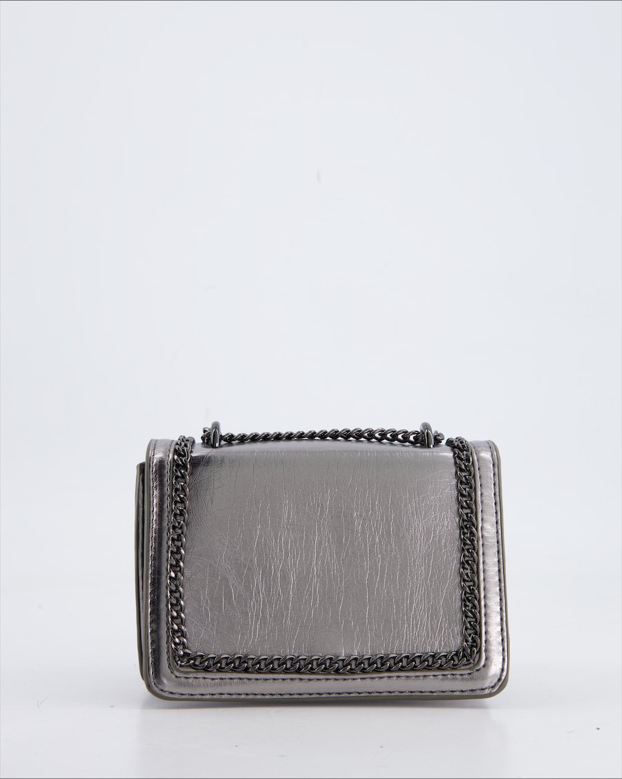 Zara Crossbody Bag Polyurethane Silver