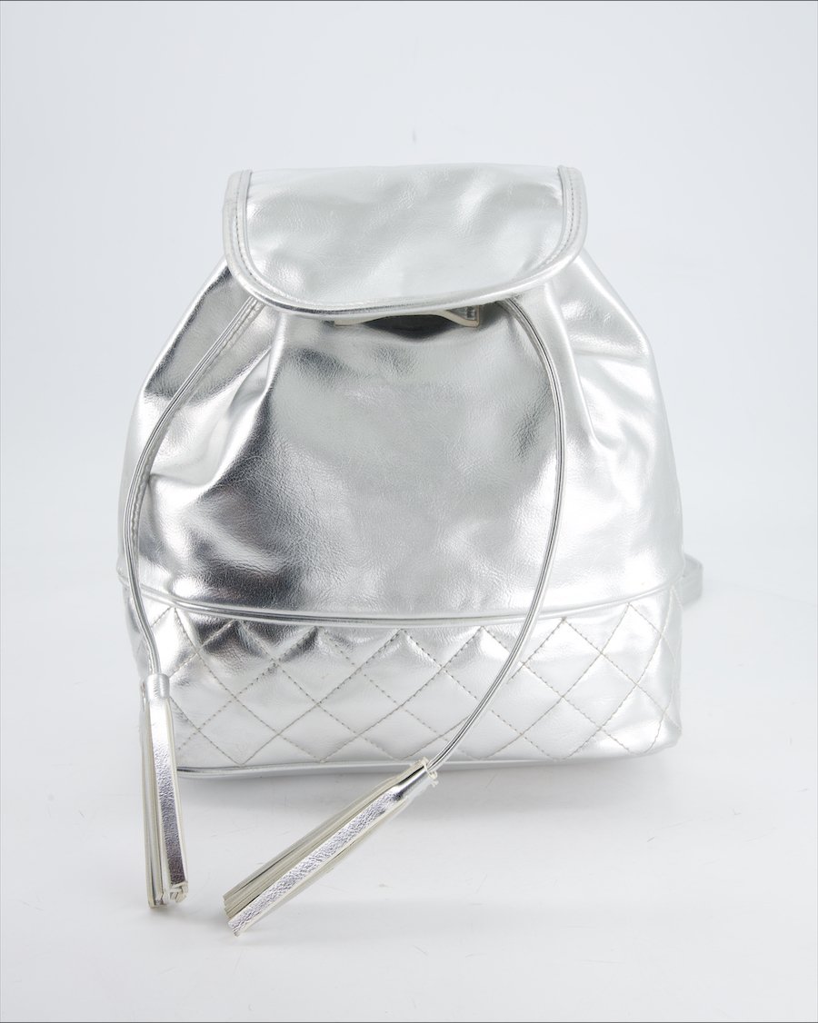 Even & Odd Backpack Polyurethane Silver