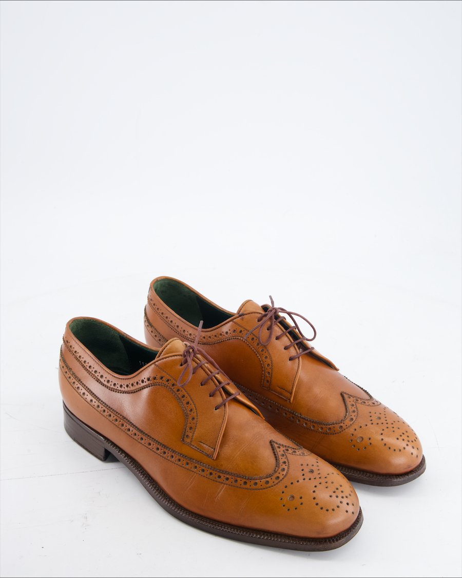 Gucci Flats Leather Brown Eu 43