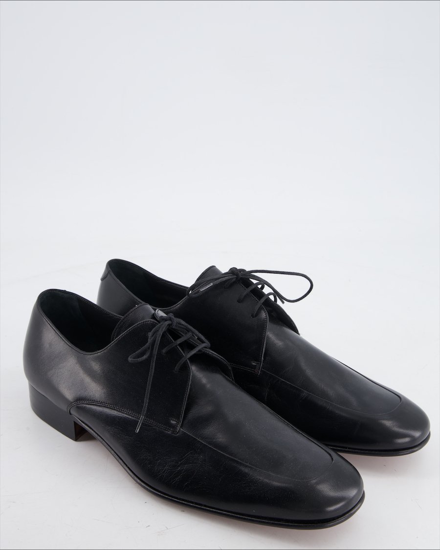Bally Flats Leather Black Eu 44.5