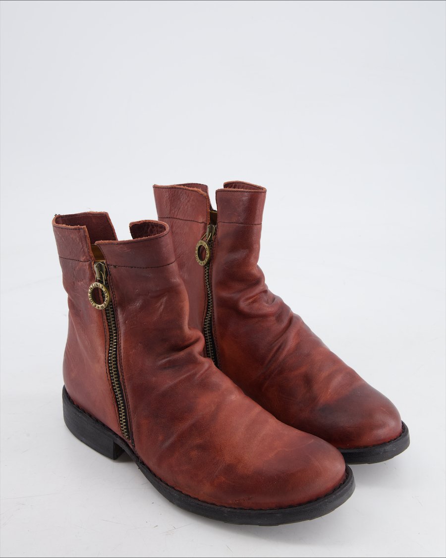 Fiorentini+Baker Boots Leather Red Eu 37