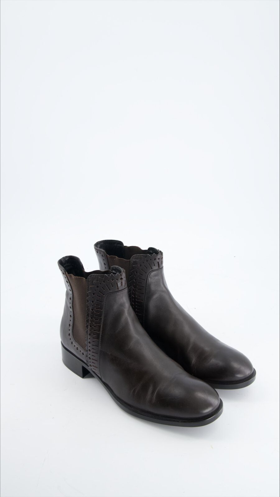 Tod's Boots Leather Brown Eu 39