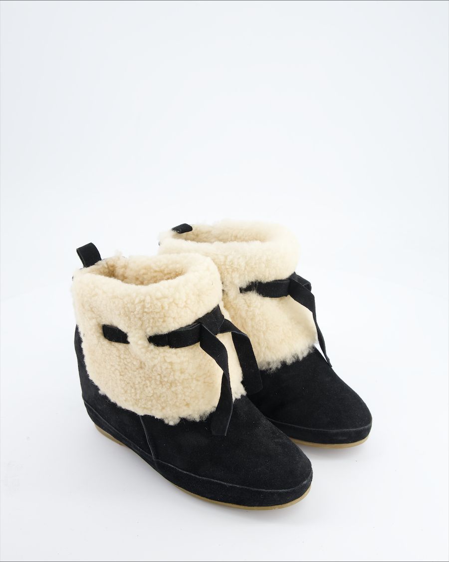 Chloe Boots Suede Black Eu 37