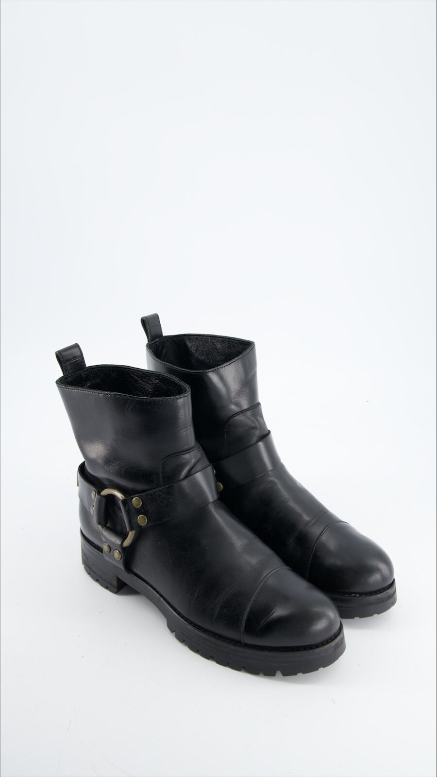 Dolce & Gabbana Boots Leather Black Eu 38