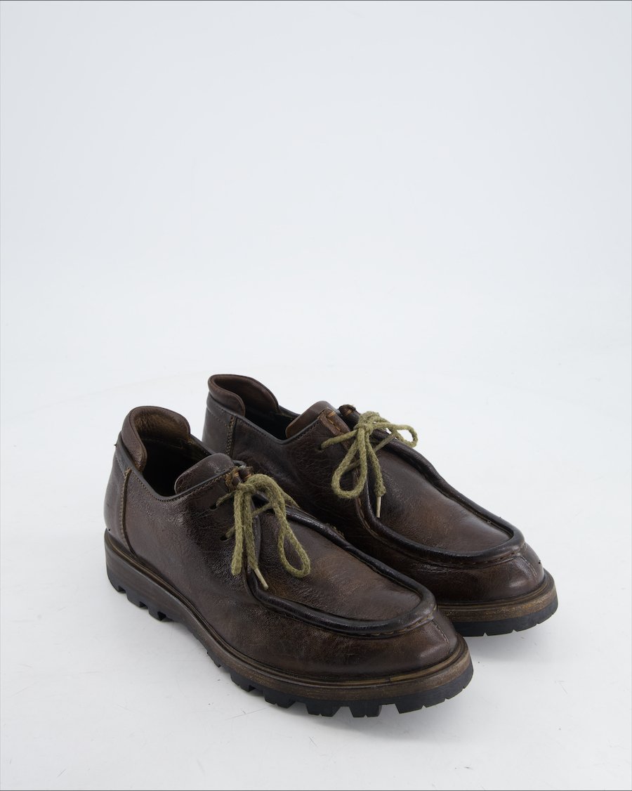Shoto Flats Leather Brown Eu 38.5