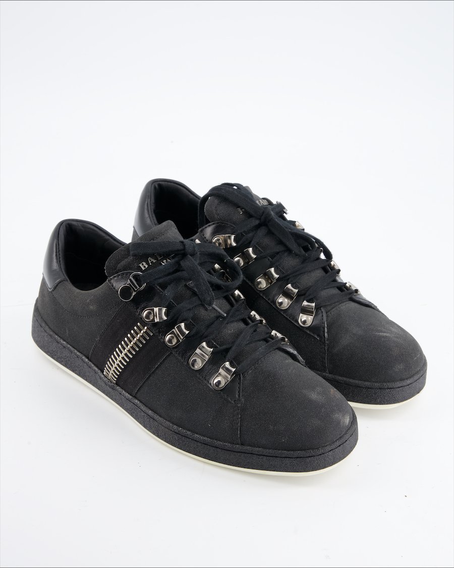 Balmain Trainers Leather Black Eu 39
