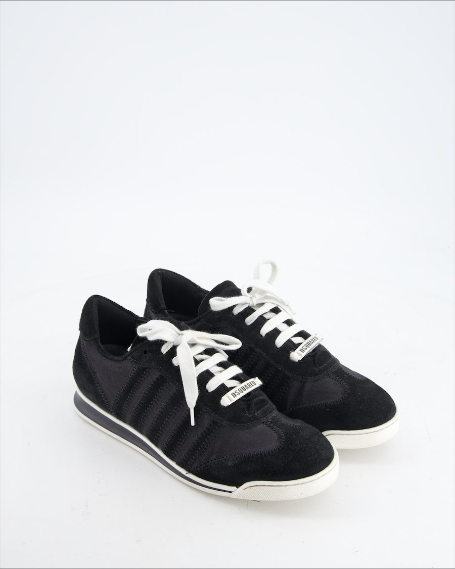 DSQUARED2 Trainers Suede Black EU 38.5