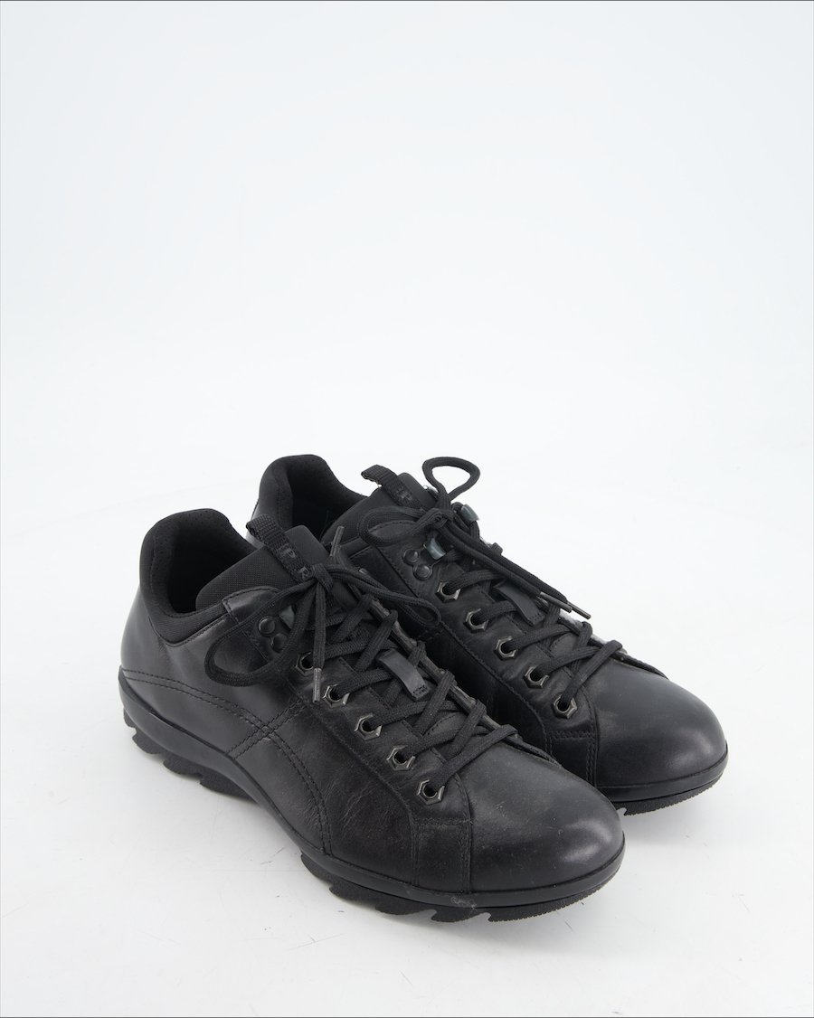 Prada Trainers Leather Black Eu 38.5