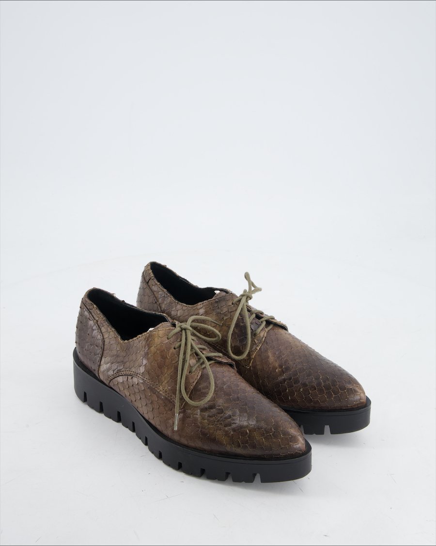Lorenzo Mari Flats Leather Brown Eu 36