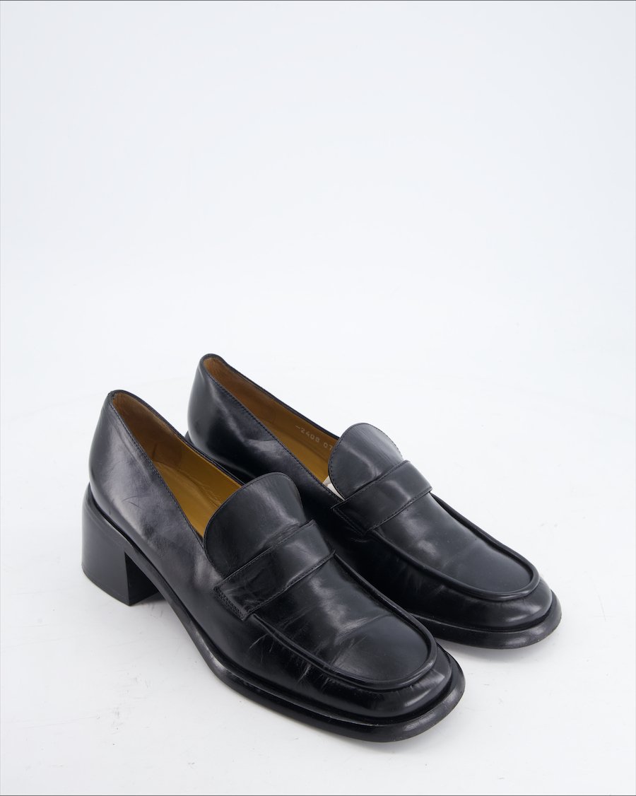 Sergio Rossi Flats Leather Black Eu 40